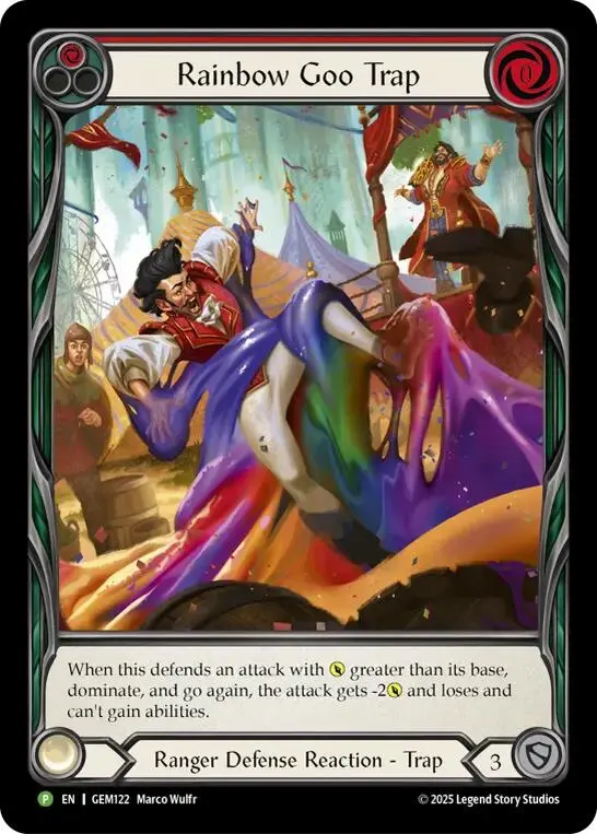 Rainbow Goo Trap (Red) [Gem122] (Gem Pack 4) 1