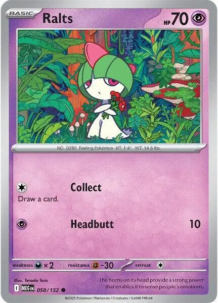Ralts (058/132) [Mega Evolution: Base Set] 1