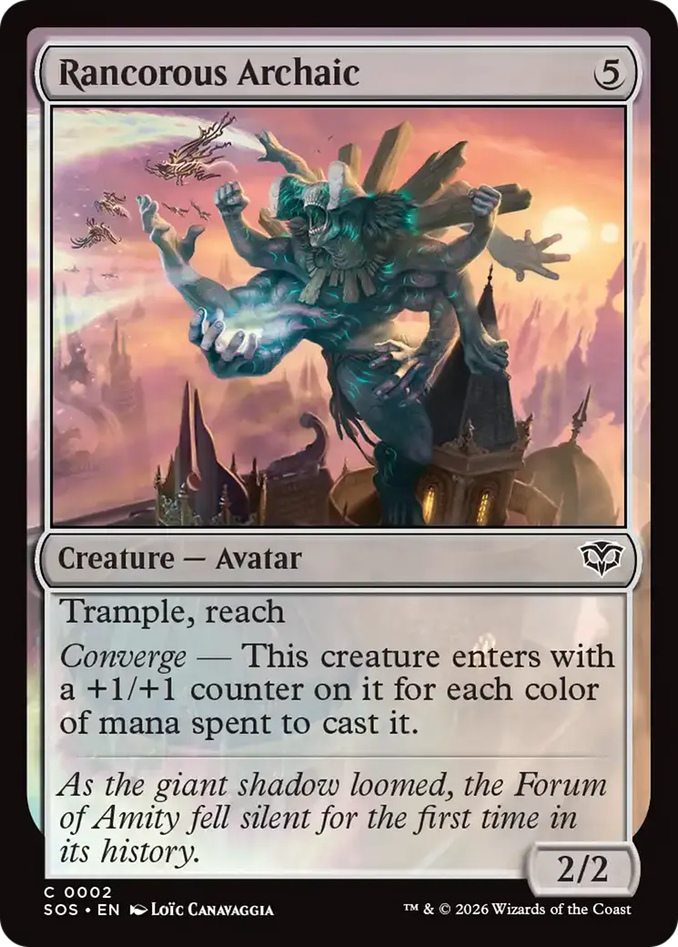 Rancorous Archaic [Secrets Of Strixhaven] 1