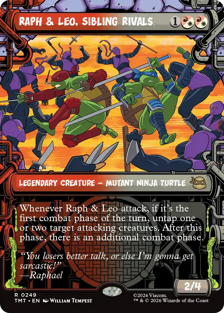 Raph & Leo, Sibling Rivals (Showcase) [Teenage Mutant Ninja Turtles] 1