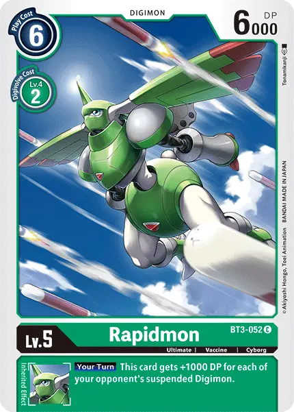 Rapidmon [Bt3-052] [Release Special Booster Ver.1.5] 1