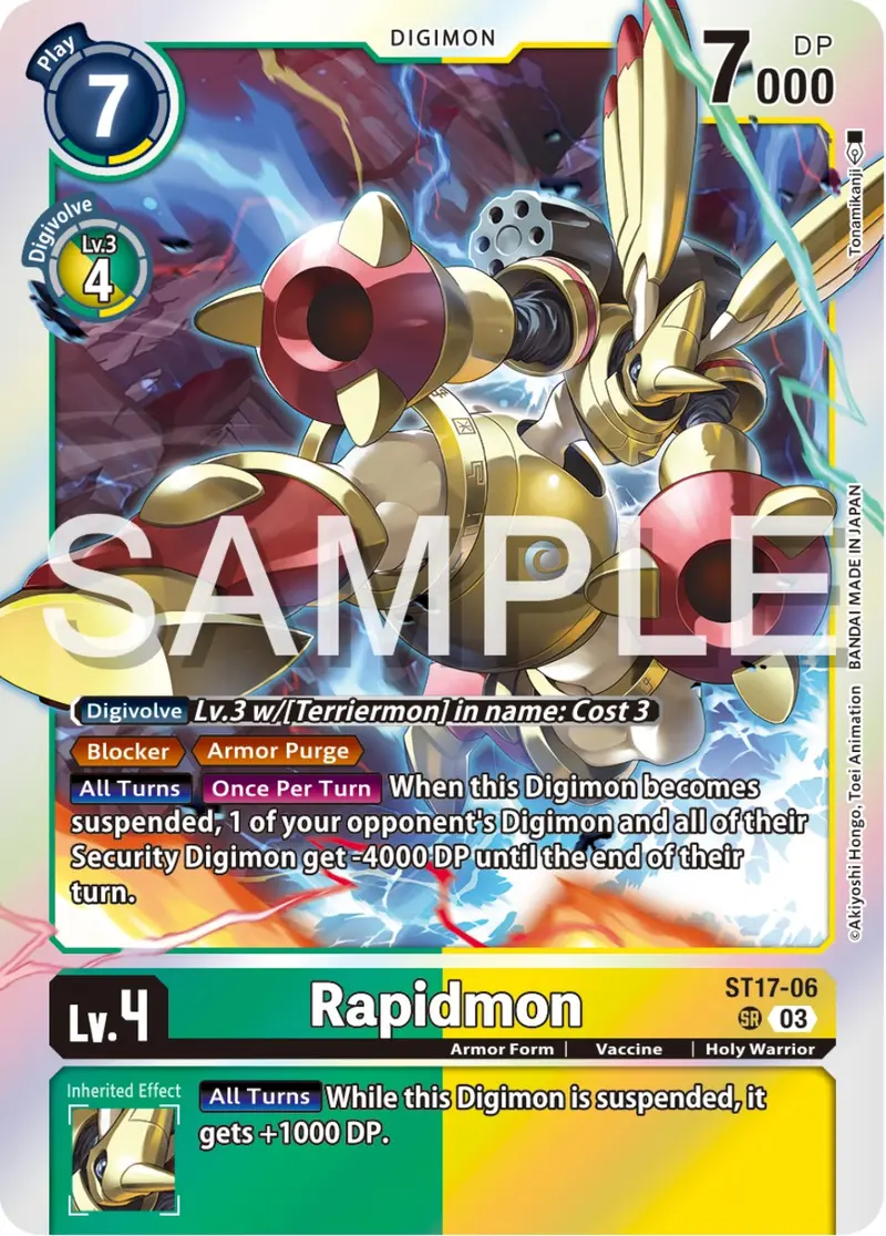 Rapidmon [St17-06] [Starter Deck: Double Typhoon Advanced Deck Set] 1
