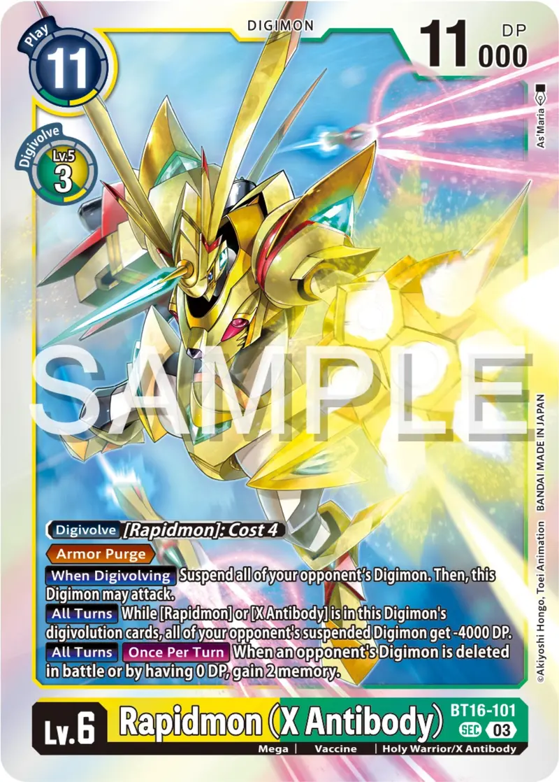 Rapidmon (X Antibody) [Bt16-101] [Beginning Observer] 1