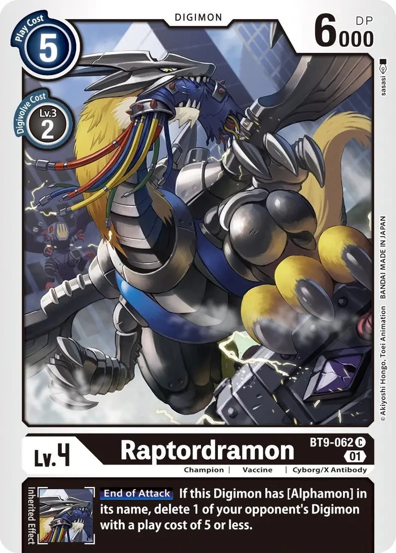Raptordramon [Bt9-062] [X Record] 1