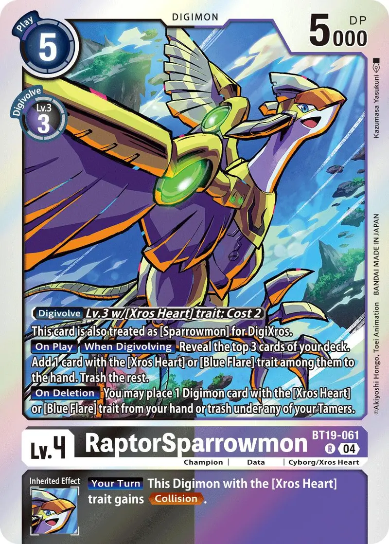 Raptorsparrowmon [Bt19-061] [Release Special Booster Ver.2.5] 1