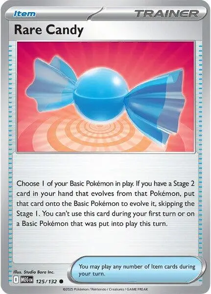 Rare Candy (125/132) [Mega Evolution: Base Set] 1