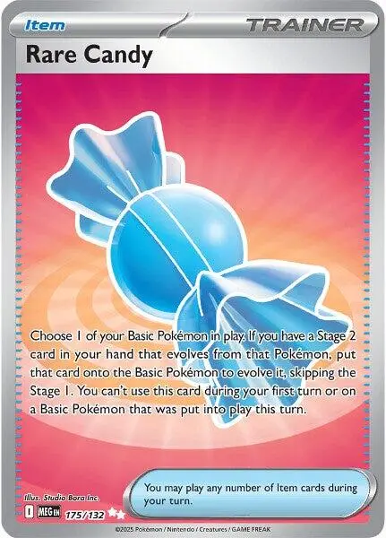 Rare Candy (175/132) [Mega Evolution: Base Set] 1