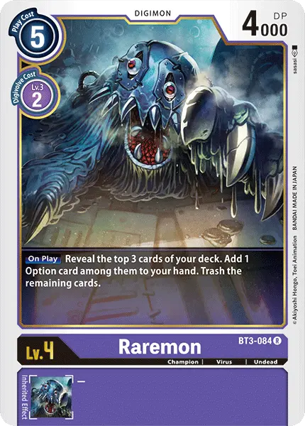 Raremon [Bt3-084] [Release Special Booster Ver.1.0] 1