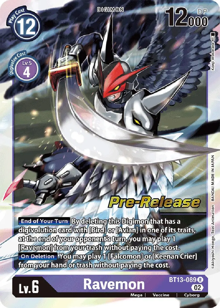 Ravemon [Bt13-089] [Versus Royal Knights Booster Pre-Release Cards] 1