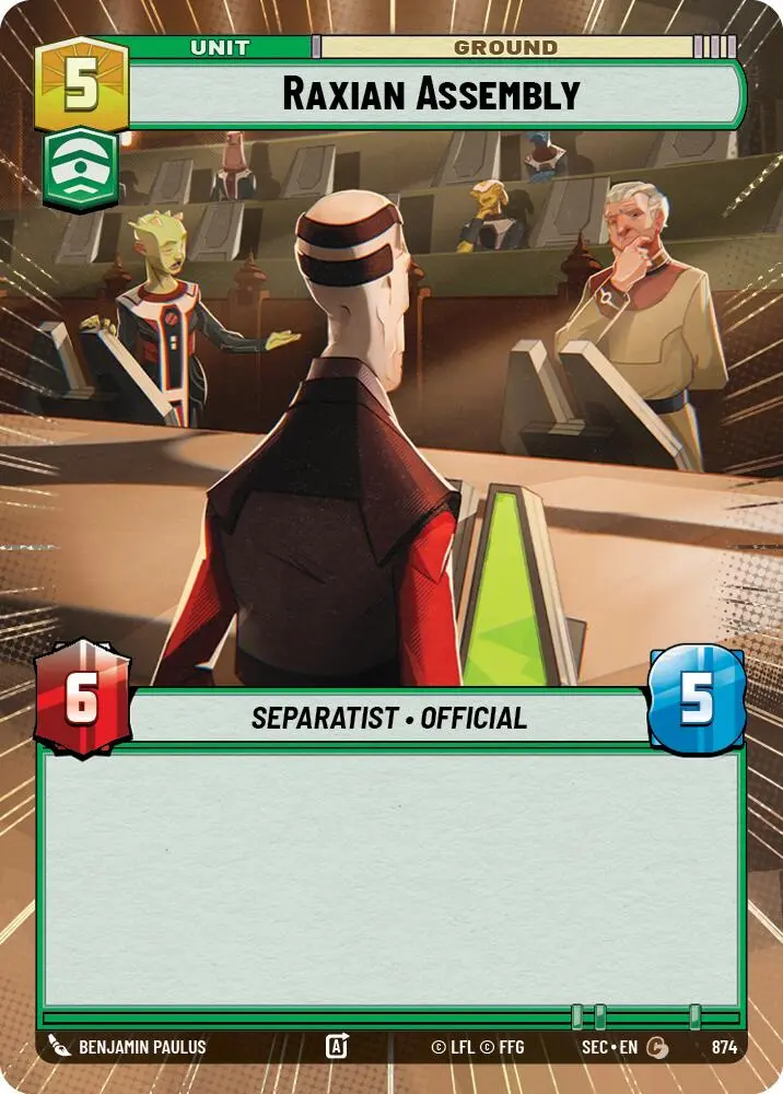 Raxian Assembly (874) (Hyperspace Foil) (874) [Secrets Of Power] 1