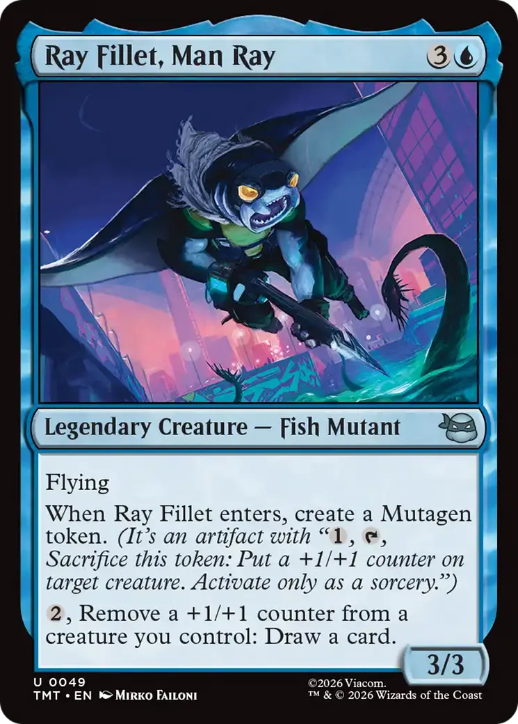 Ray Fillet, Man Ray [Teenage Mutant Ninja Turtles] 1