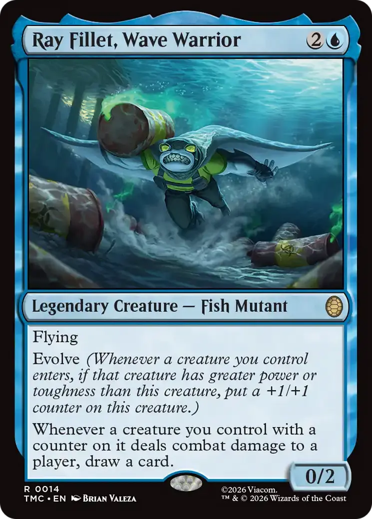 Ray Fillet, Wave Warrior [Teenage Mutant Ninja Turtles Commander] 1