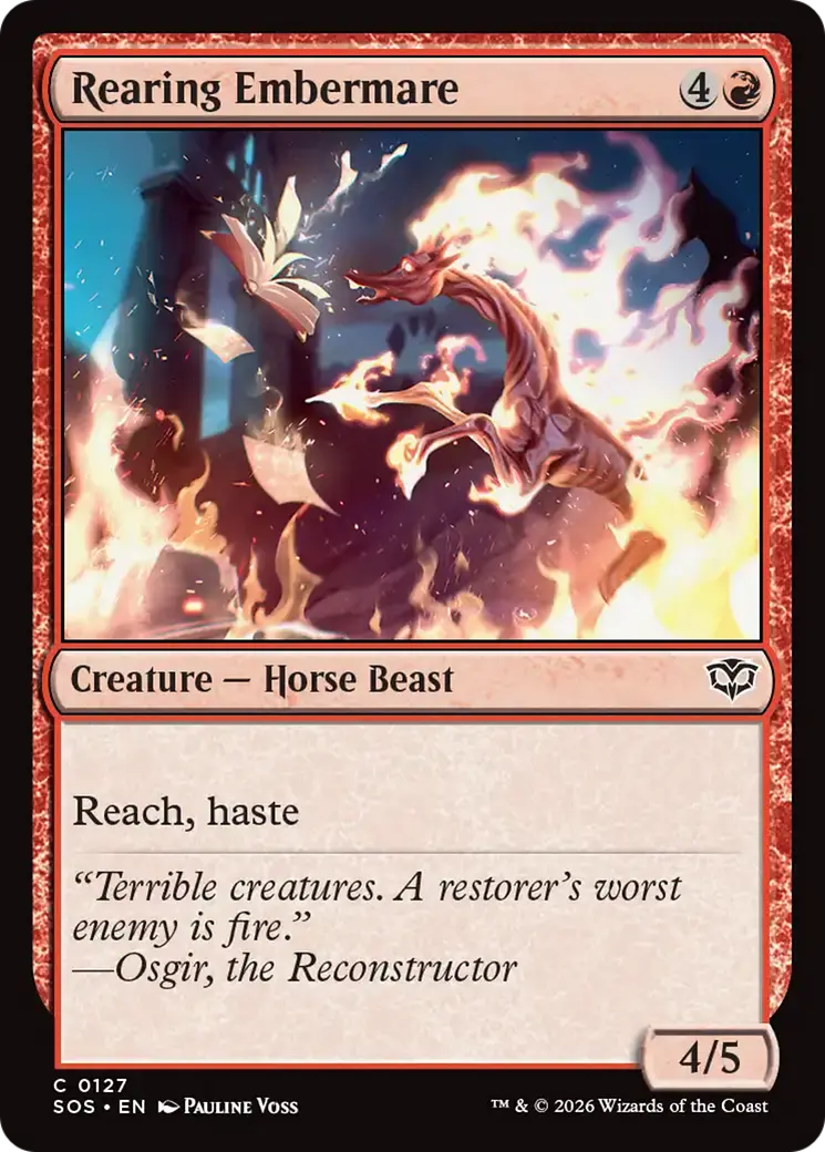 Rearing Embermare [Secrets Of Strixhaven] 1