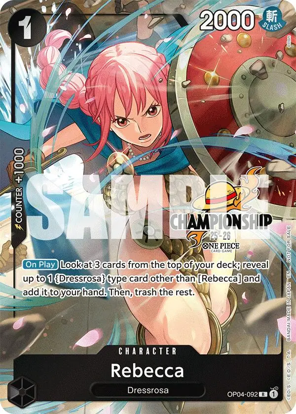 Rebecca (Cs 25-26 Celebration Pack) [One Piece Promotion Cards] 1