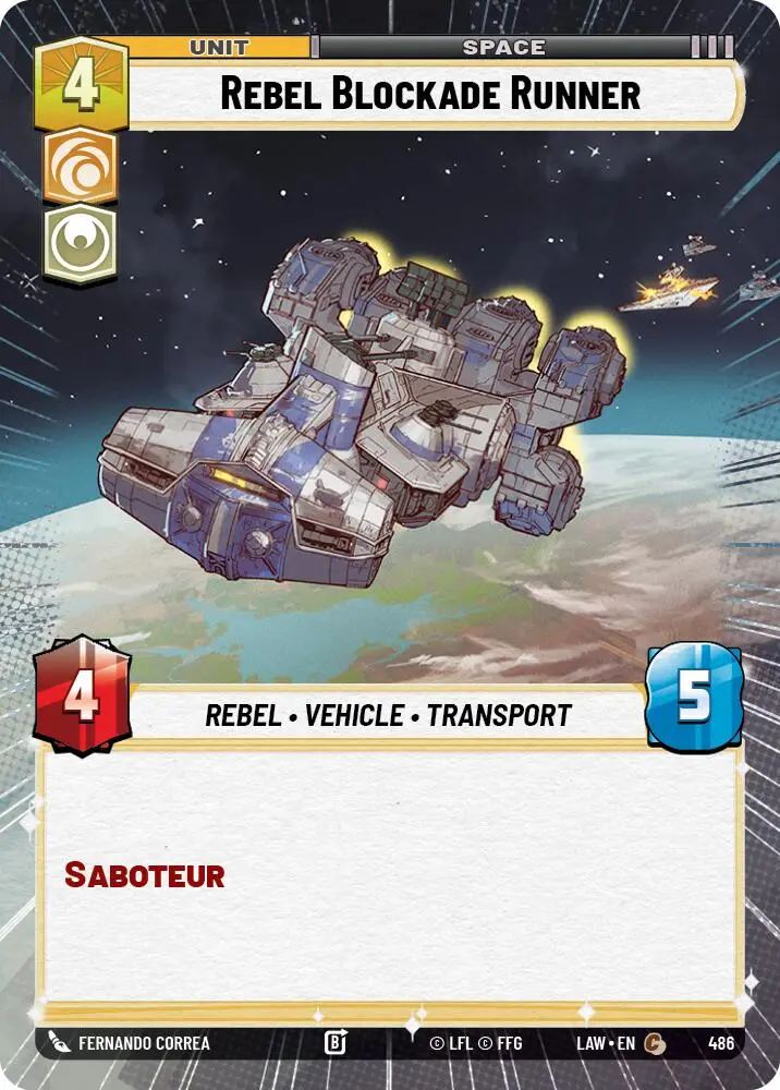 Rebel Blockade Runner (486) (Hyperspace) (486) [A Lawless Time] 1