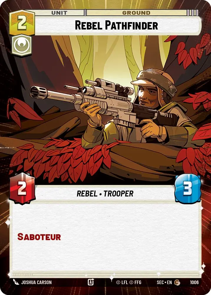 Rebel Pathfinder (1006) (Hyperspace Foil) (1006) [Secrets Of Power] 1