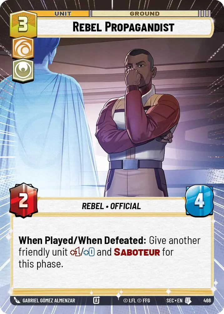 Rebel Propagandist (466) (Hyperspace) (466) [Secrets Of Power] 1