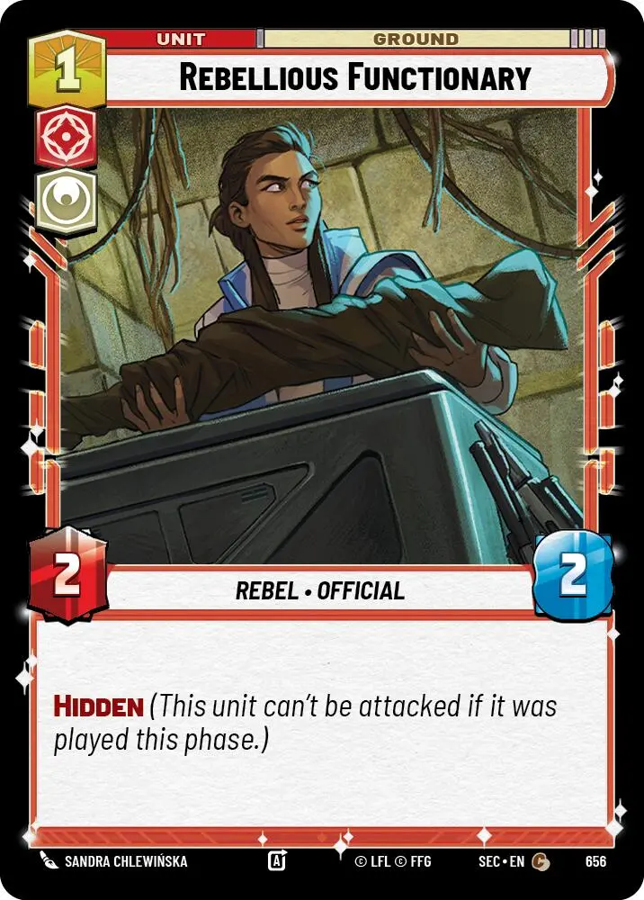 Rebellious Functionary (656) (Foil) (656) [Secrets Of Power] 1