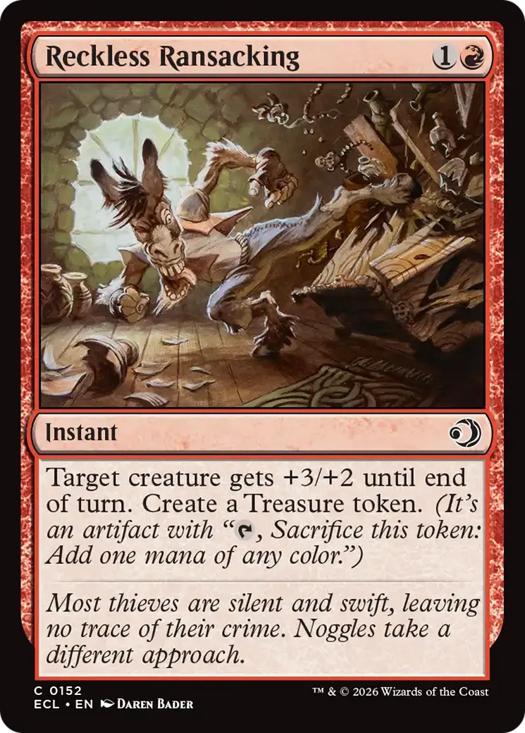 Reckless Ransacking [Lorwyn Eclipsed] 1