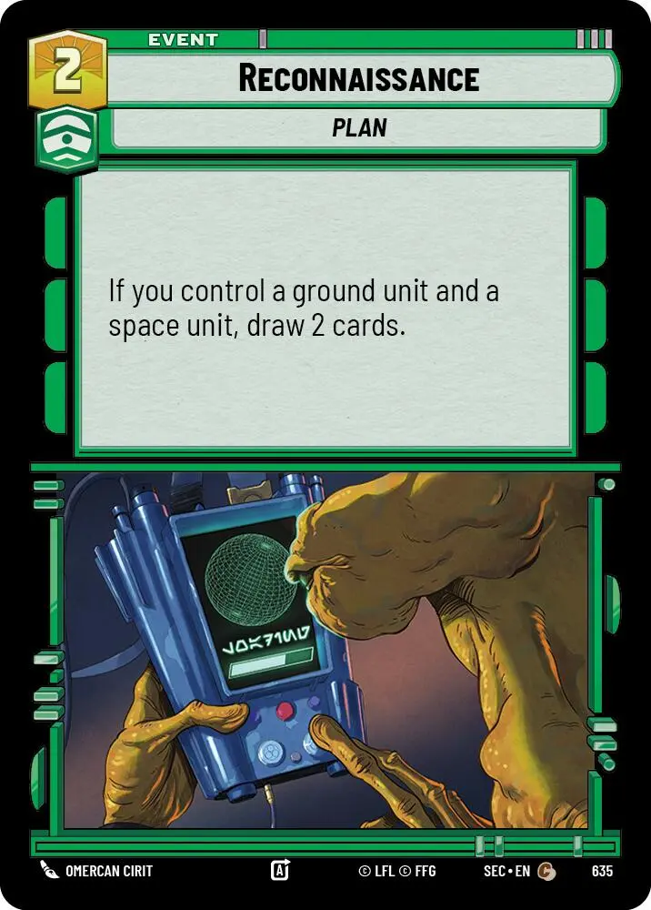 Reconnaissance (635) (Foil) (635) [Secrets Of Power] 1