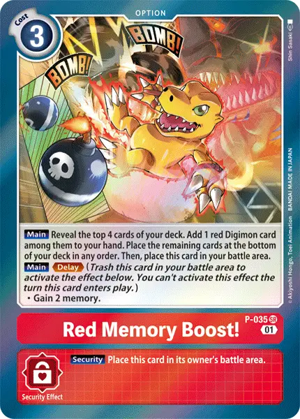 Red Memory Boost! [P-035] [Promotional Cards] 1