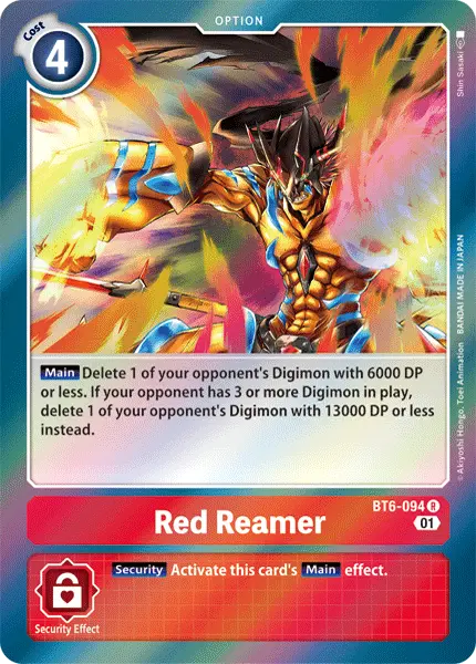 Red Reamer [Bt6-094] [Double Diamond] 1