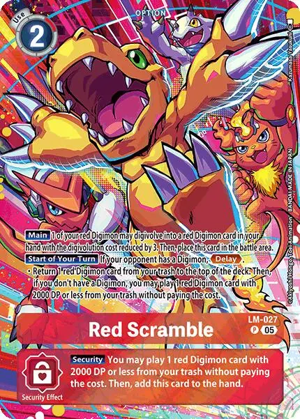 Red Scramble [Lm-027] (Alternate Art) [Starter Deck: Protector Of Light] 1