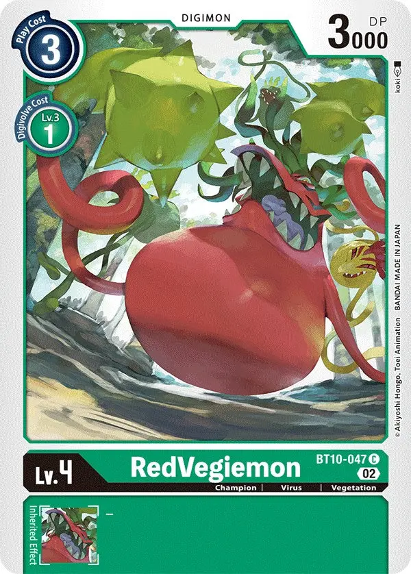 Redvegiemon [Bt10-047] [Xros Encounter] 1