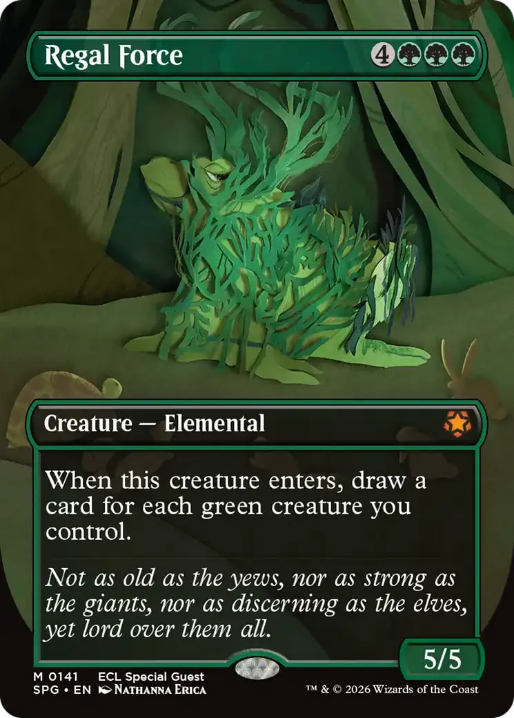 Regal Force (Borderless) [Lorwyn Eclipsed Special Guests] 1