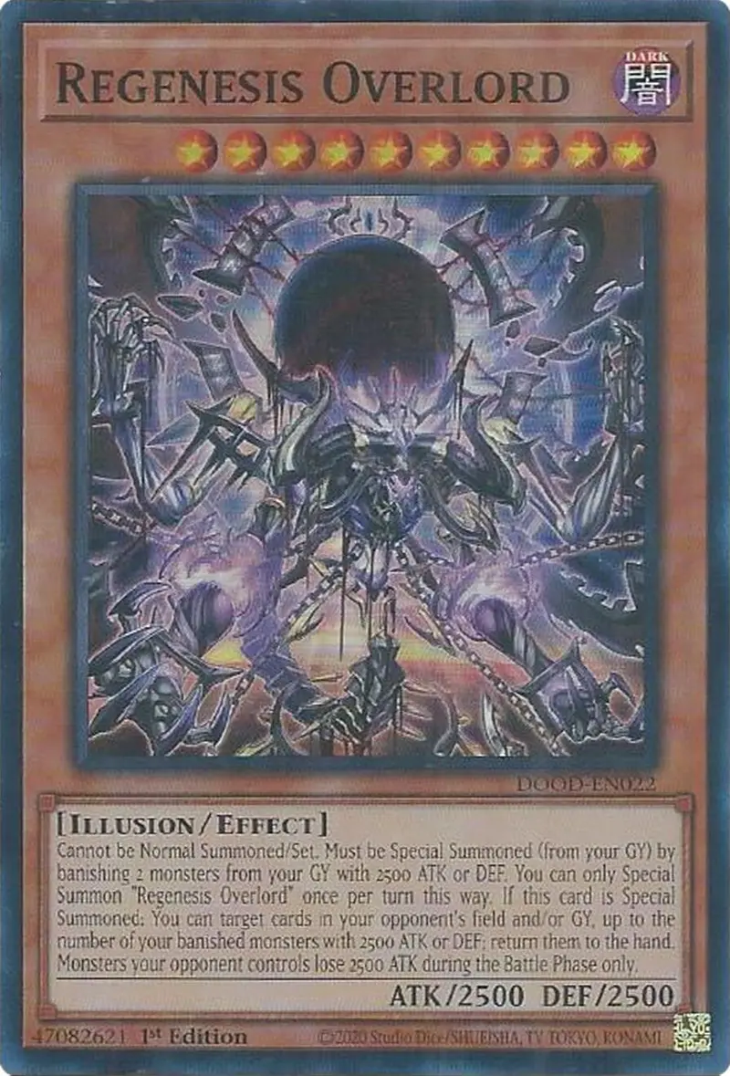 Regenesis Overlord [Dood-En022] Super Rare 1