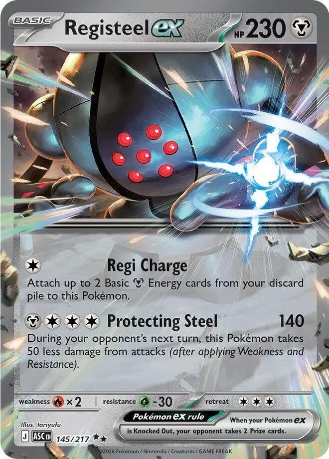 Registeel Ex (145/217) [Mega Evolution: Ascended Heroes] 1