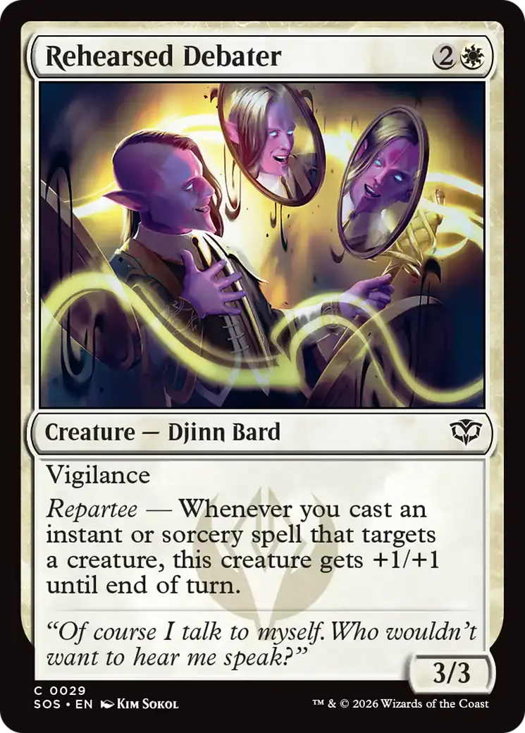 Rehearsed Debater [Secrets Of Strixhaven] 1