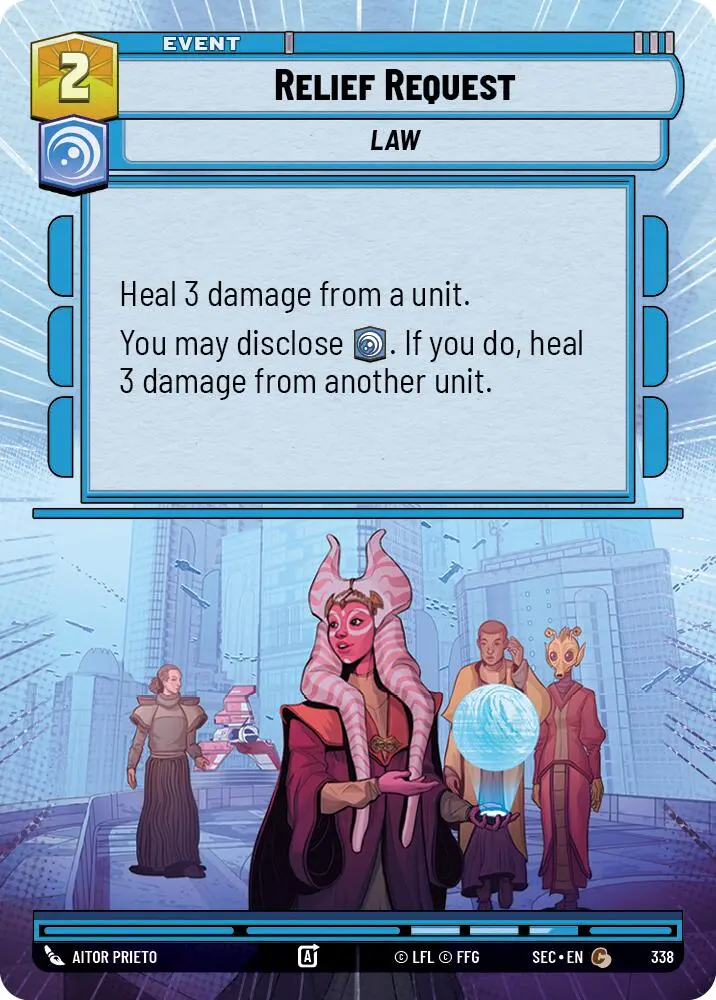 Relief Request (338) (Hyperspace) (338) [Secrets Of Power] 1