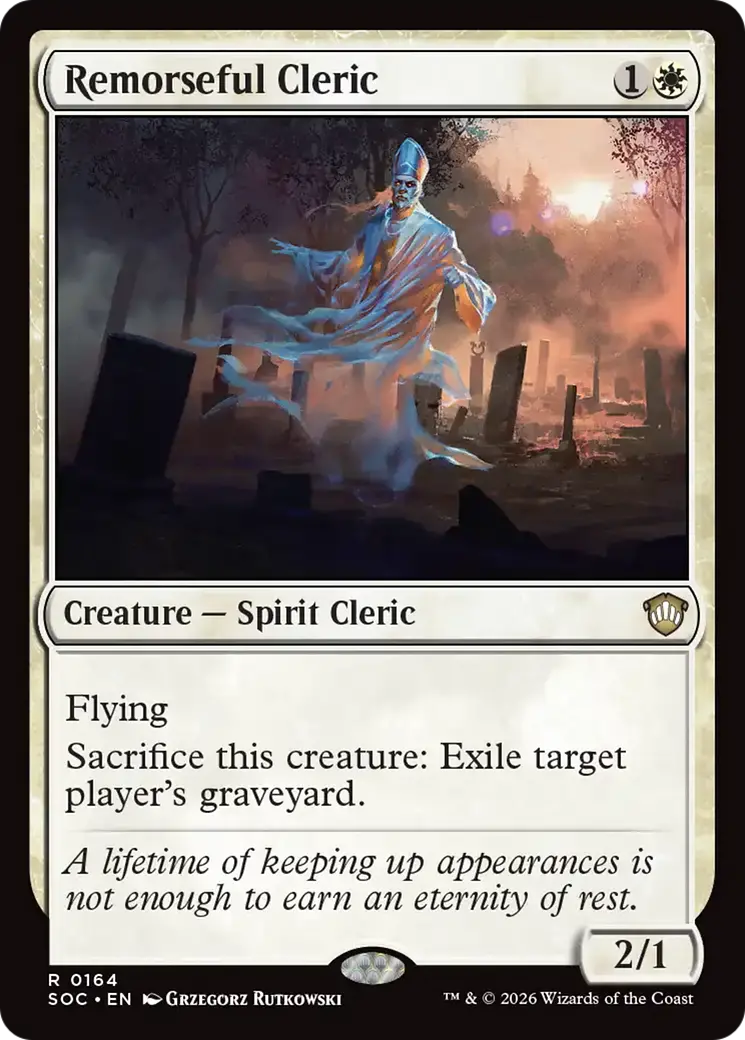 Remorseful Cleric [Secrets Of Strixhaven Commander] 1