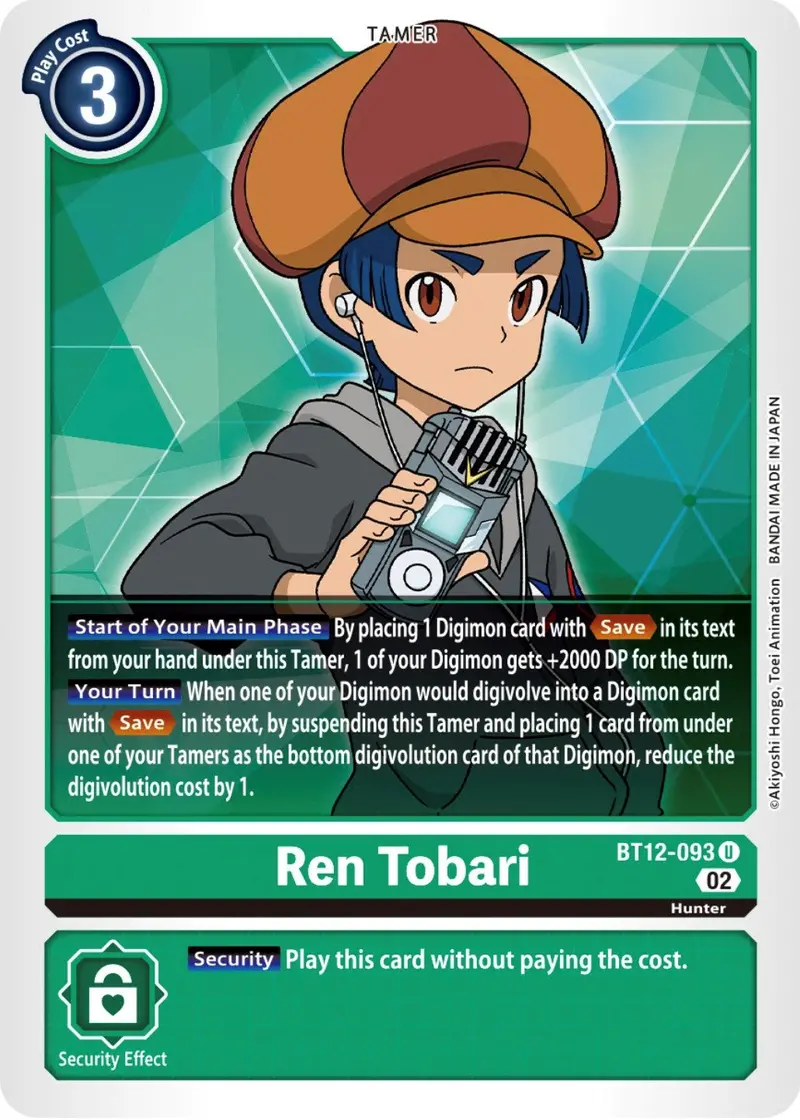 Ren Tobari [Bt12-093] [Across Time] 1