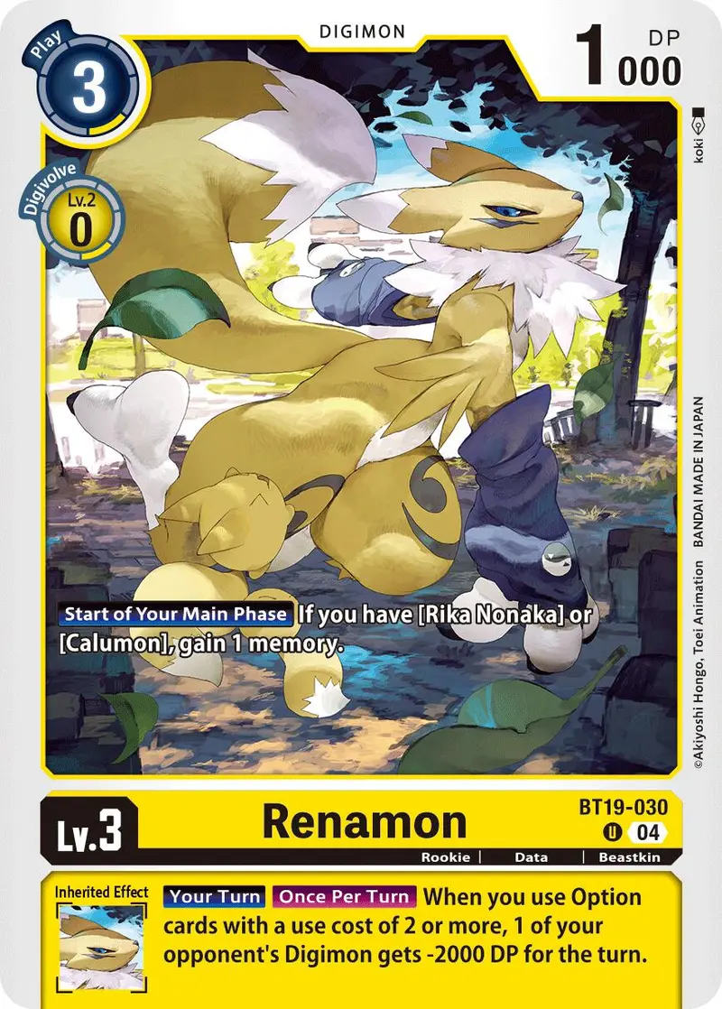 Renamon [Bt19-030] [Release Special Booster Ver.2.5] 1