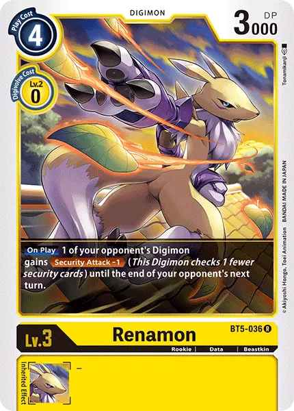 Renamon [Bt5-036] [Battle Of Omni] 1