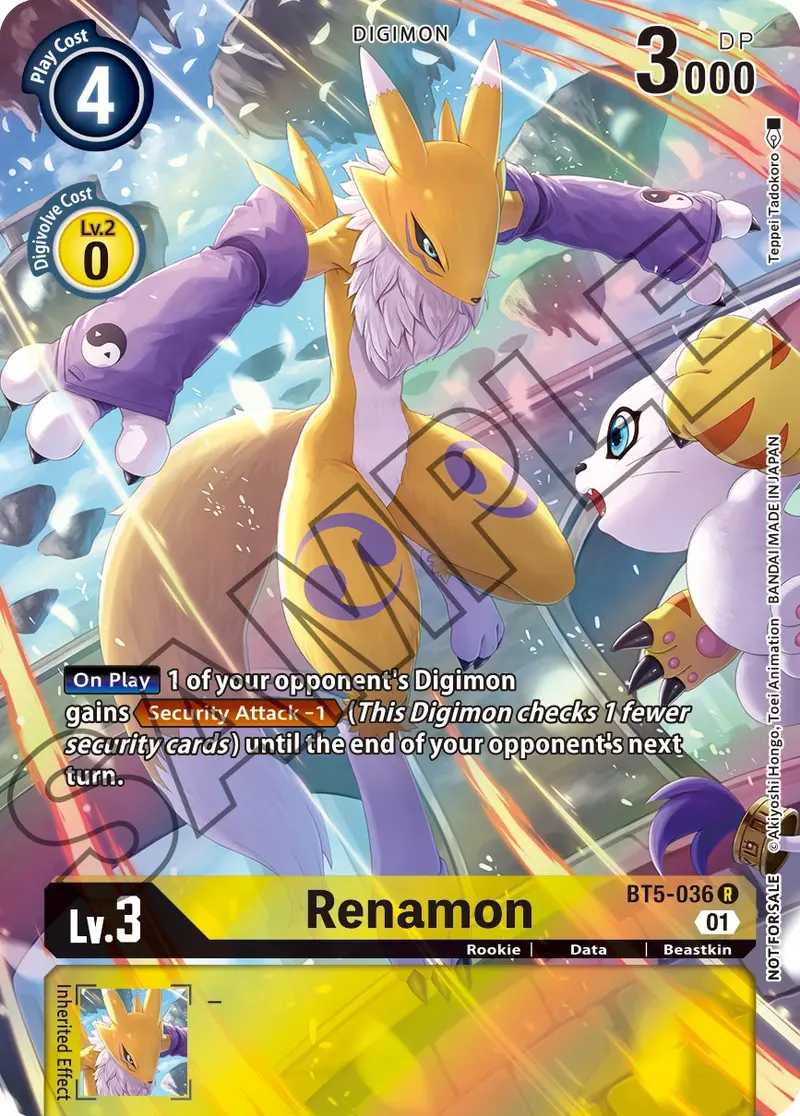 Renamon [Bt5-036] (Tamer's Card Set 1) [Battle Of Omni Promos] 1