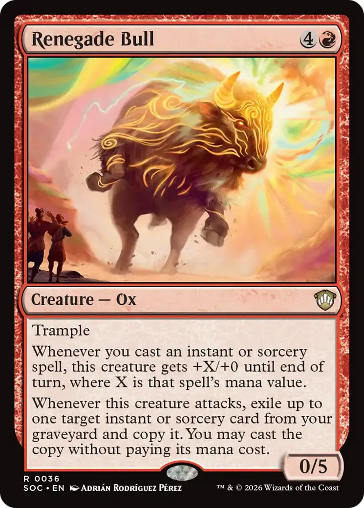 Renegade Bull [Secrets Of Strixhaven Commander] 1