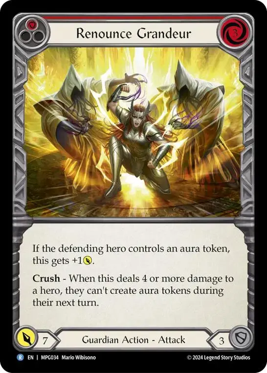 Renounce Grandeur [Mpg034] (Mastery Pack Guardian)  Rainbow Foil 1