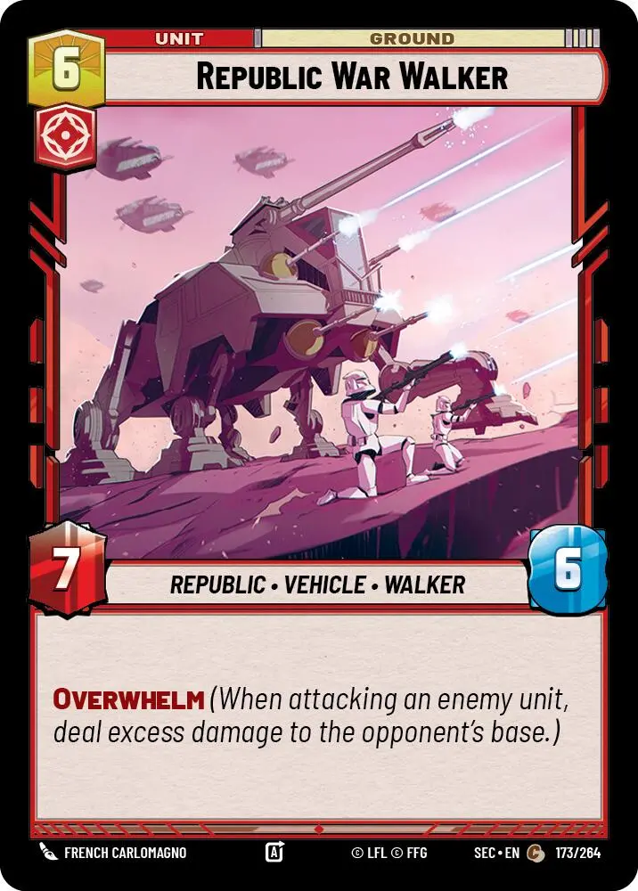 Republic War Walker (173/264) (173/264) [Secrets Of Power] 1