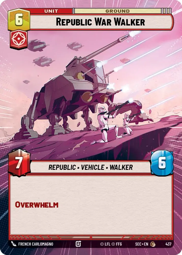 Republic War Walker (437) (Hyperspace) (437) [Secrets Of Power] 1
