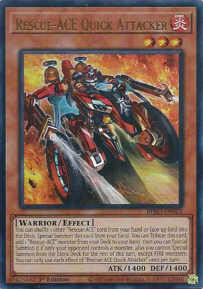 Rescue-Ace Quick Attacker [Bpro-En023] Ultra Rare 1
