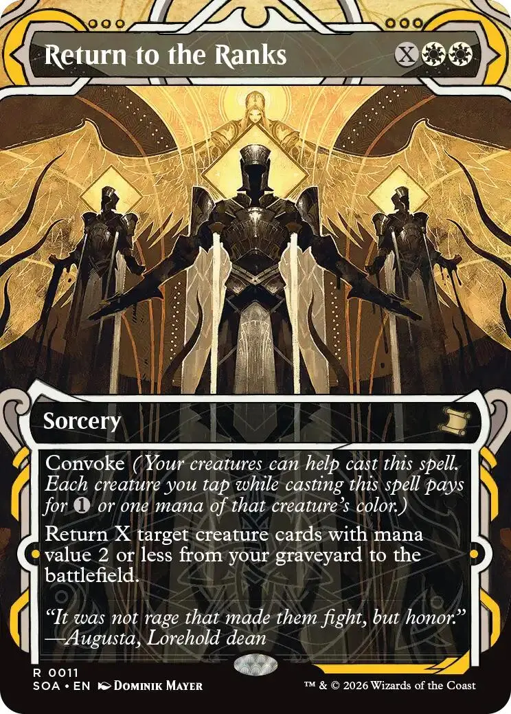 Return To The Ranks [Secrets Of Strixhaven: Mystical Archive] 1