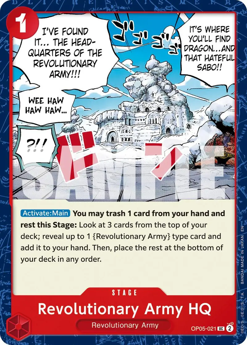 Revolutionary Army Hq (Reprint) [Premium Booster -The Best- Vol. 2] 1