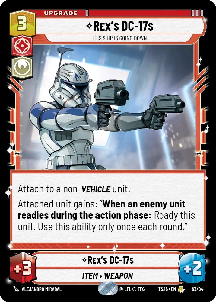 Rex's Dc-17S -17S (83/64) (83/64) (83/64) [Twin Suns] 1