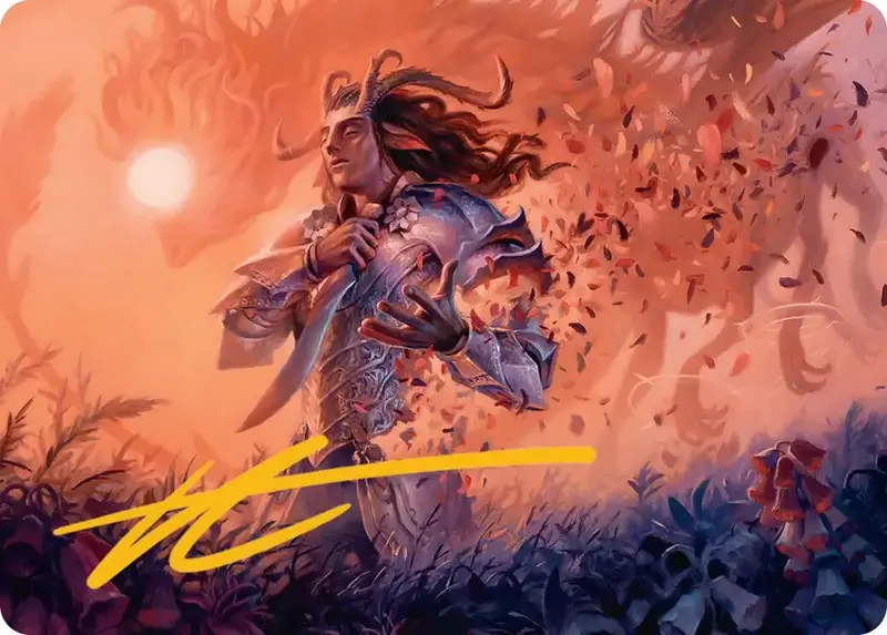 Rhys, The Evermore Art Card (Gold-Stamped Signature) [Lorwyn Eclipsed Art Series] 1
