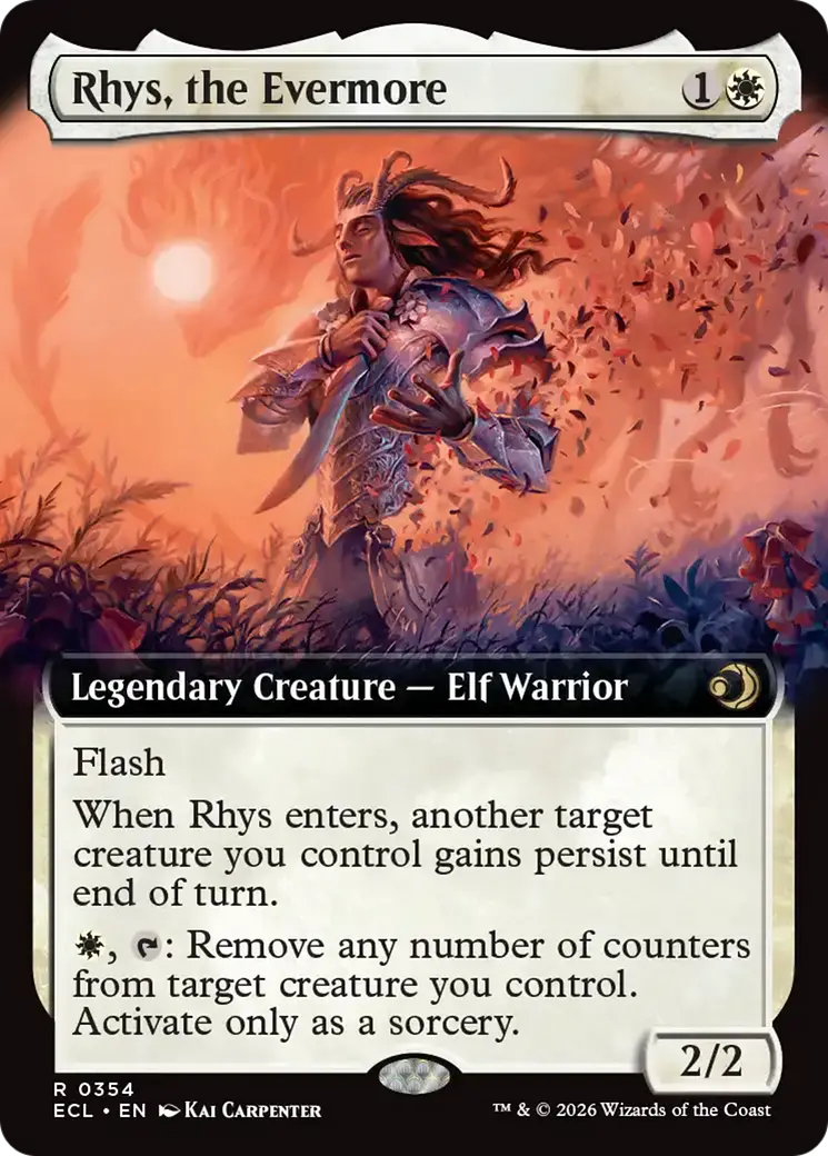 Rhys, The Evermore (Extended Art) [Lorwyn Eclipsed] 1