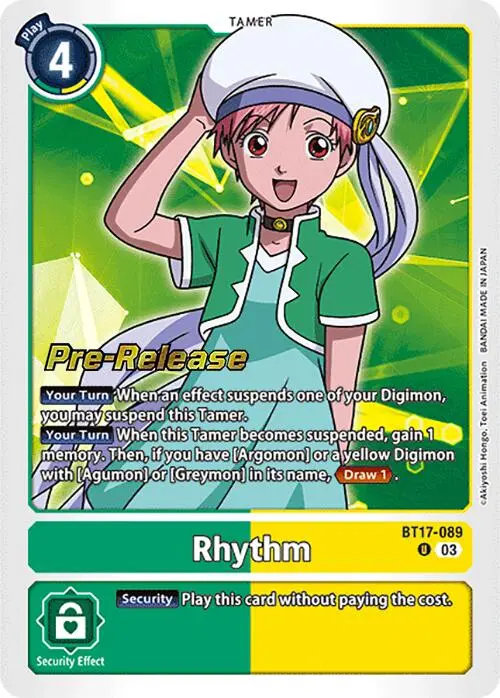 Rhythm [Bt17-089] [Secret Crisis Pre-Release Cards] 1