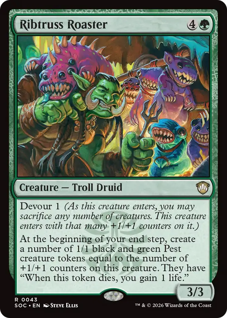 Ribtruss Roaster [Secrets Of Strixhaven Commander] 1